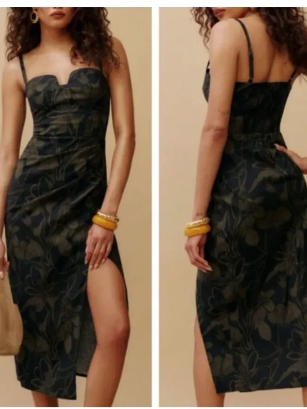 Reformation Alfred midi dress